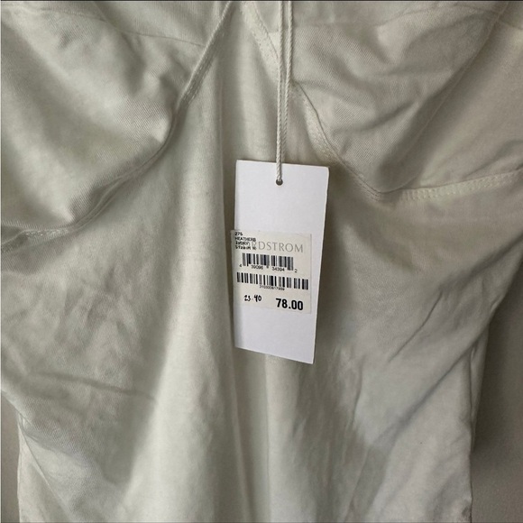 Reformation Long Sleeve Bustier Bodysuit in White Medium NWT FLAW - Picture 4 of 10